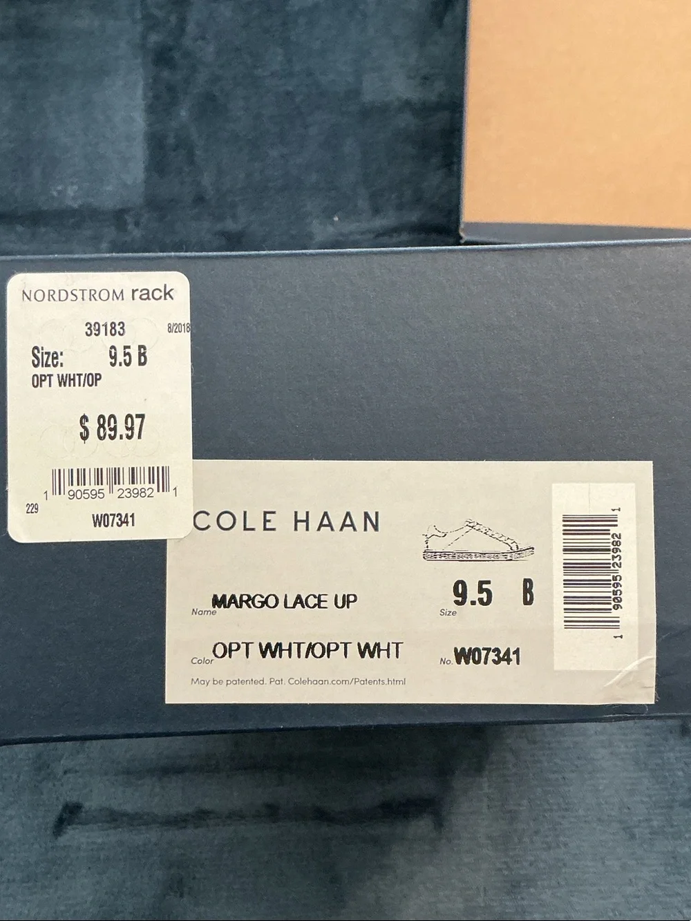 Cole Haan Neutral Cream Leather Low-Top Lace-Up Sneaker